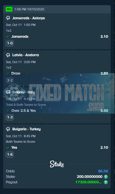 Sure Fixed Matches